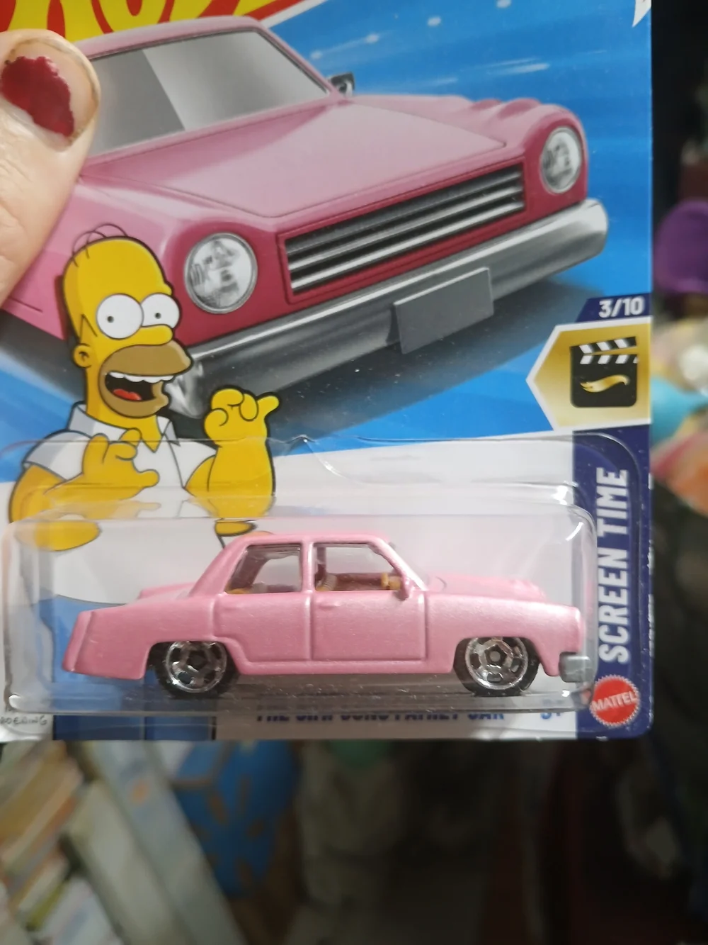 2026 Hot Wheels Screen Time collection features The Simpsons Family Car (number